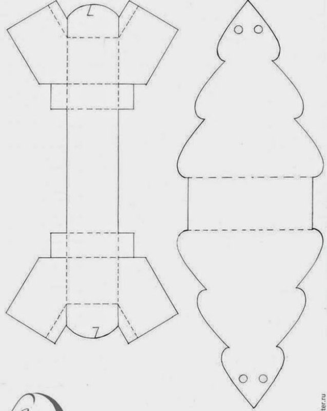 Упаковка новогоднего подарка с елочкой своими руками