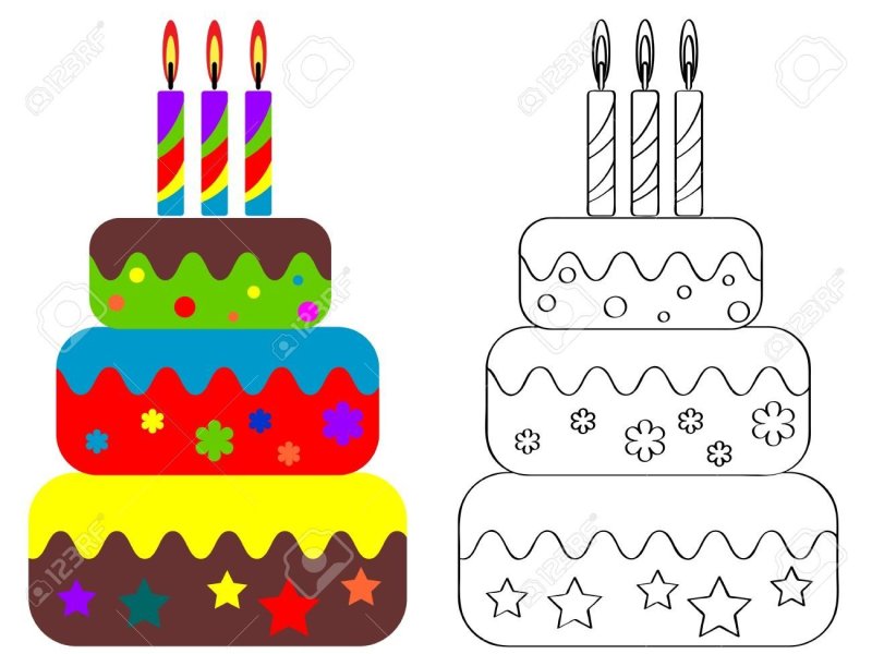 Трафареты детей для тортика