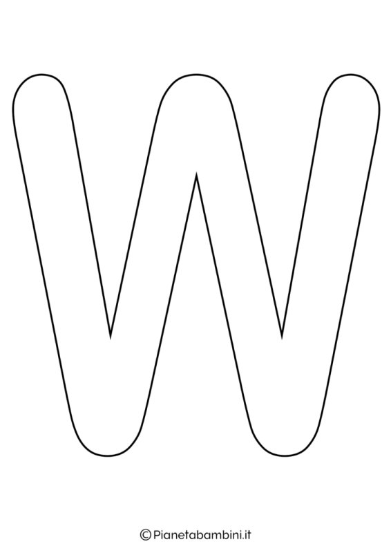 Английская буква w