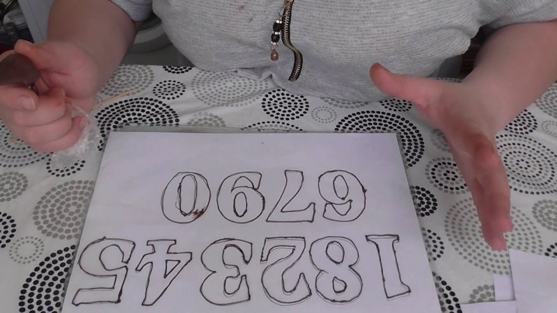 Трафарет цифр из шоколада
