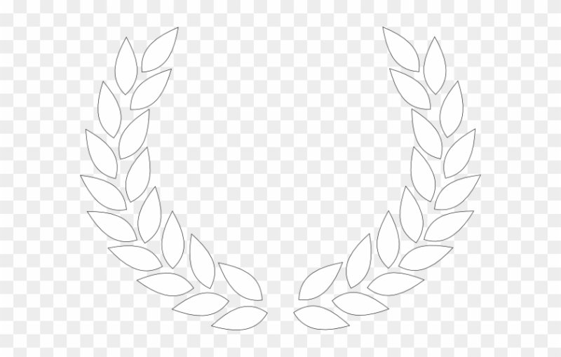 Трафарет лаврового венка