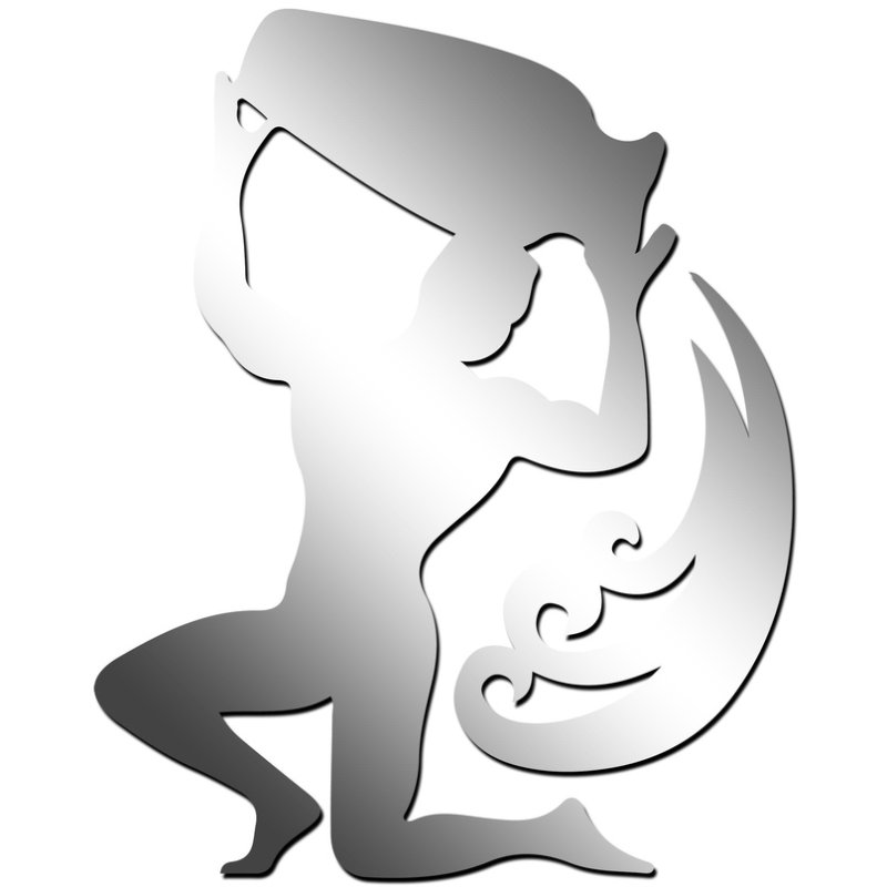 Водолей трафарет