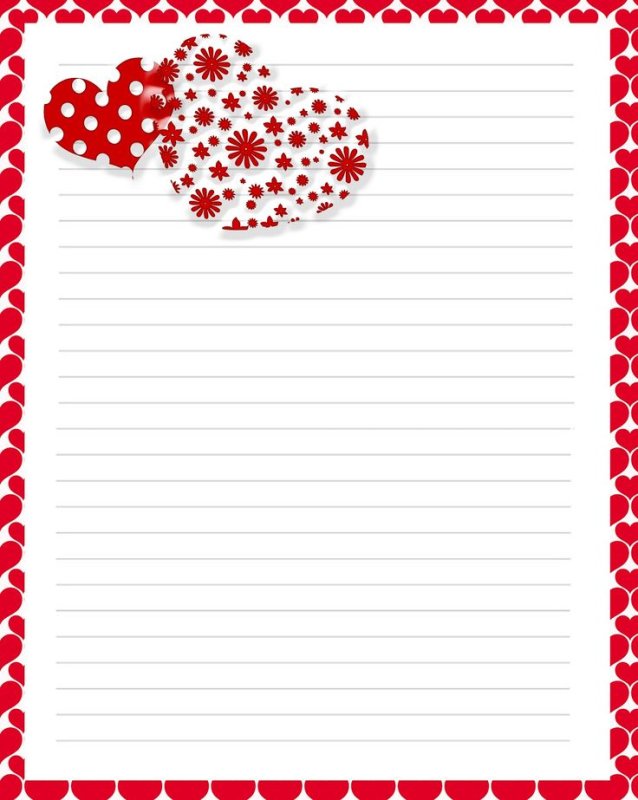 Красивый трафарет для письма