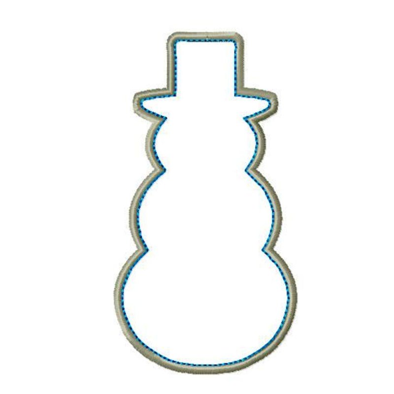 Формочки для печенья новогодние Снеговик