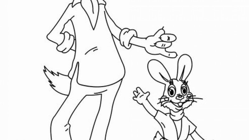 Волк ну погоди раскраска