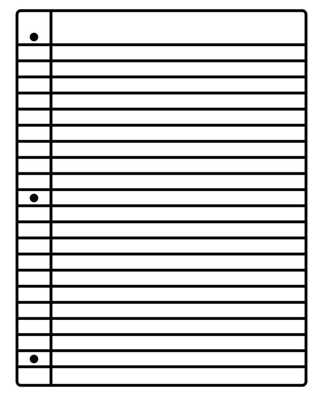 Зебра Линовка а4