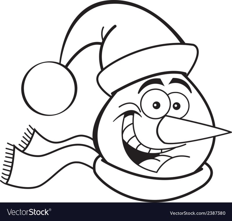 Голова снеговика