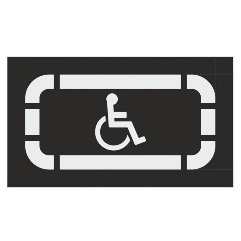 Табличка место для инвалидов