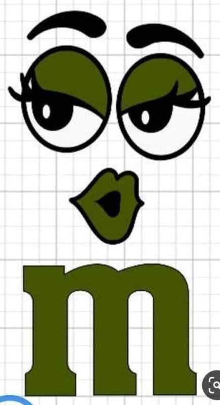 Глаза трафарет