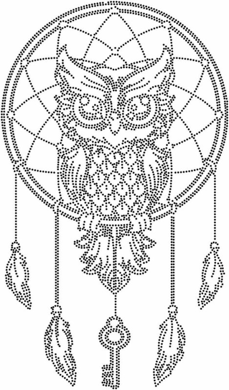 Точечная роспись трафареты