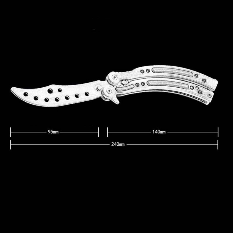 Нож бабочка чертеж CS go