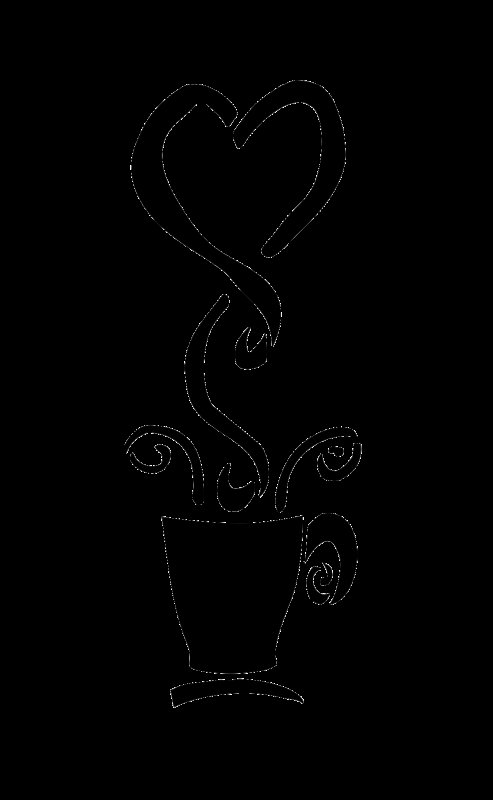 Рисунки на кофе трафареты