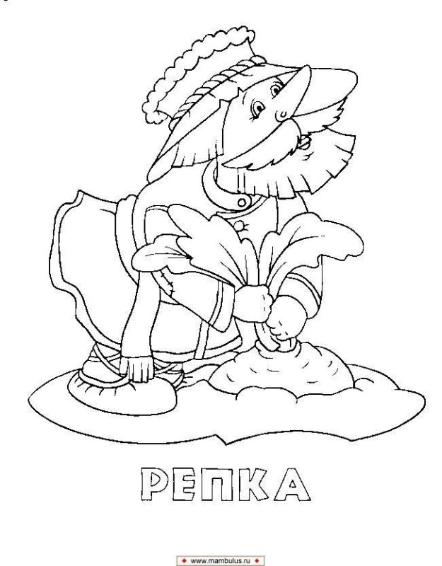 Раскраски для детей сказки