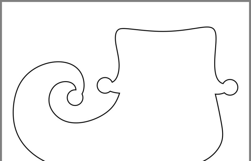 Шаблон башмака