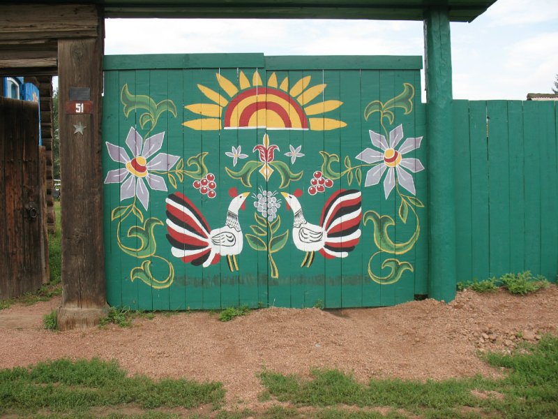 Украшение деревянных ворот