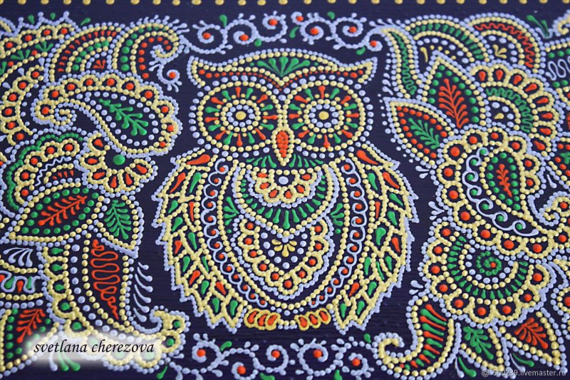 Светлана Черезова точечная роспись