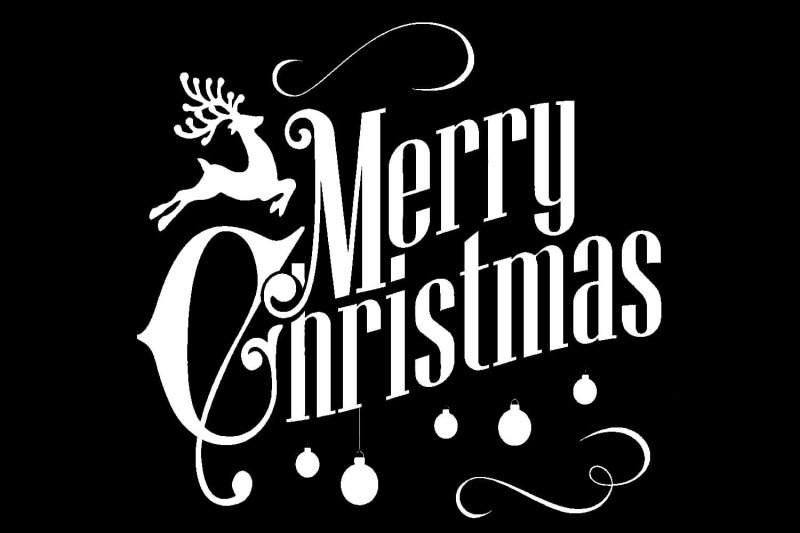 Трафарет Мерри Кристмас