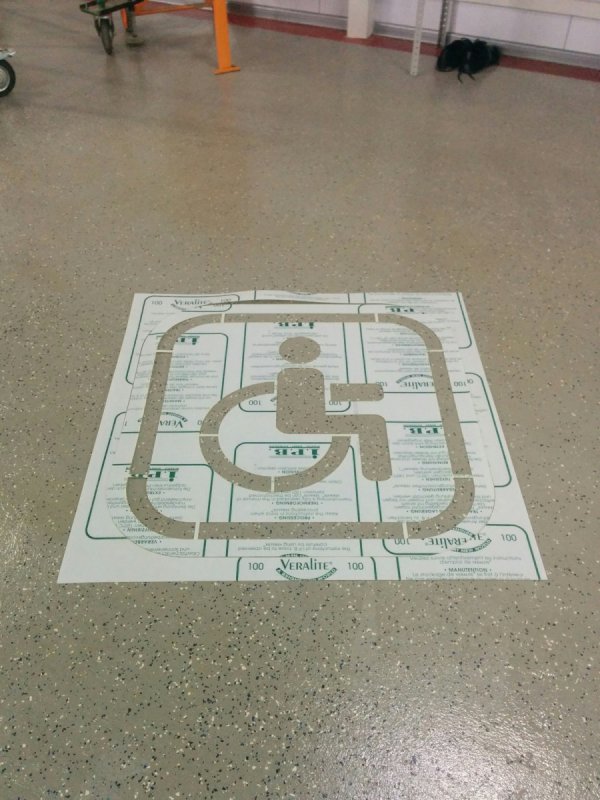 Разметка парковка для инвалидов 1.24.3