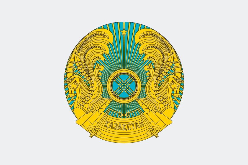 Казахстан флаг и герб