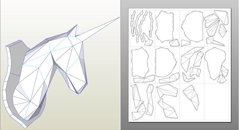 Полигональное моделирование развертки