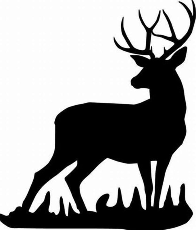 Трафарет "олени"