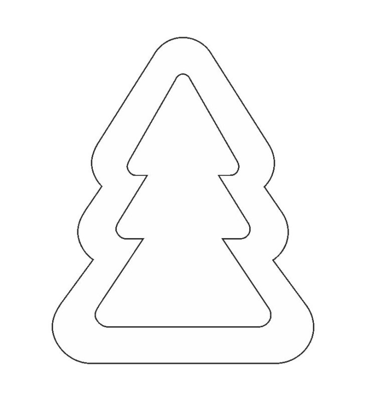 Шаблон елки