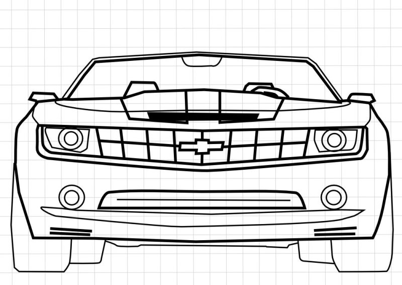 Разукрашки Шевроле Камаро