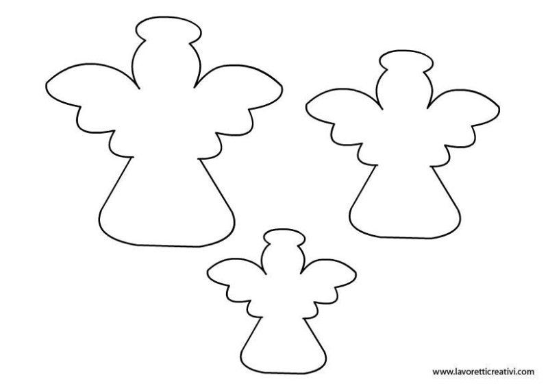 Форма ангела для вырезания