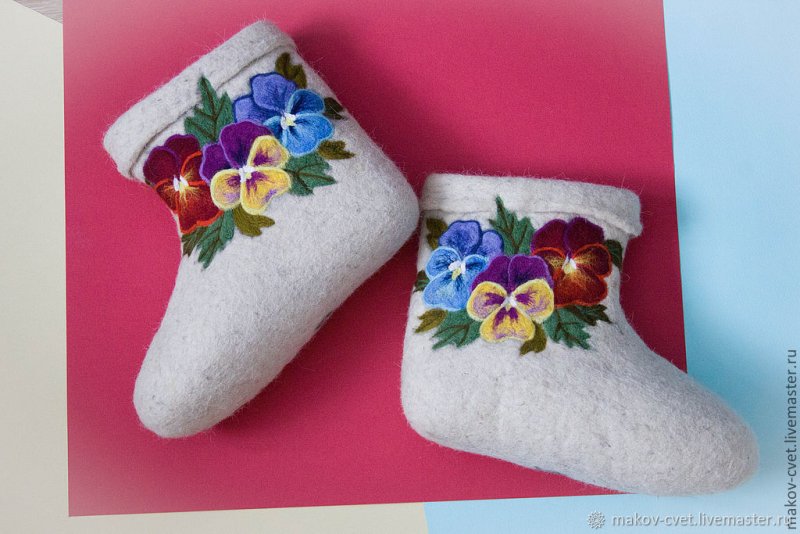 Декор валенок