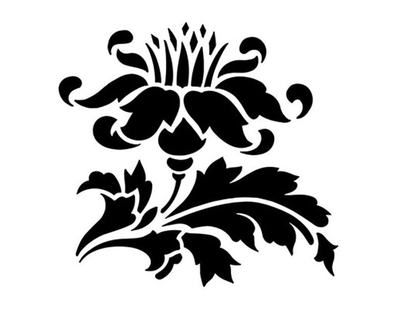 Трафарет узоры