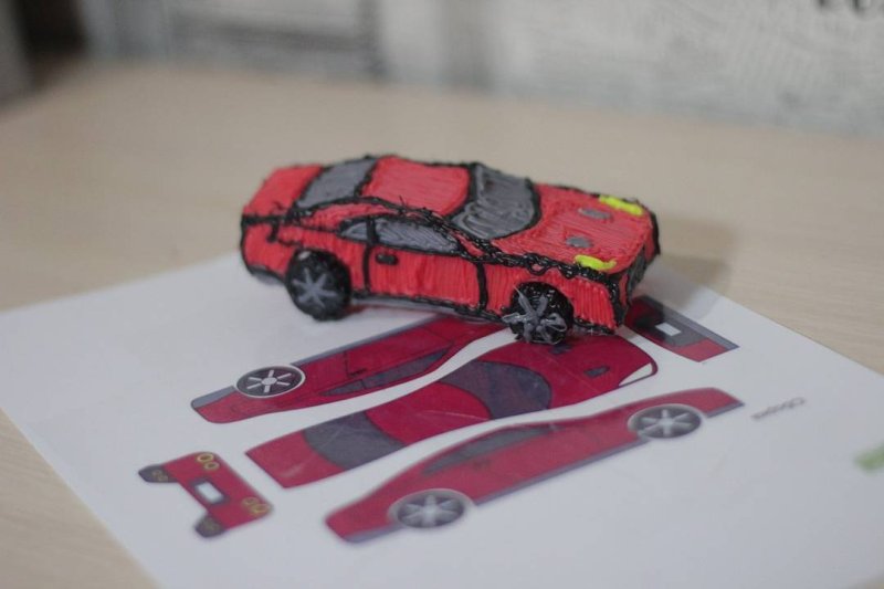 Трафарет машина для 3d ручки