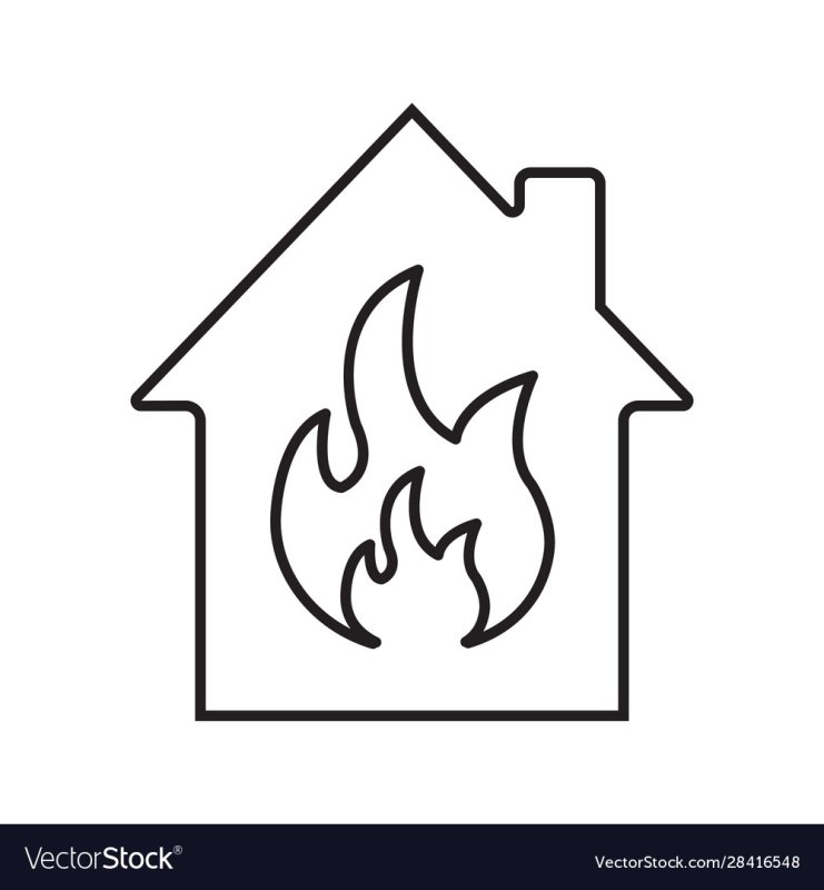 Негорючая пиктограмма