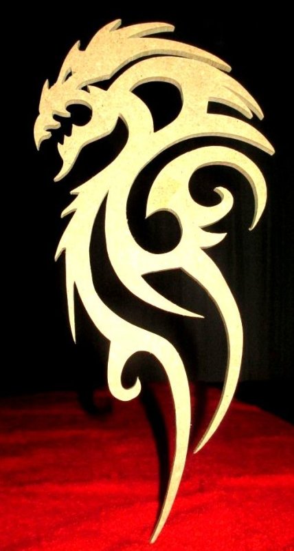 Дракон выпиливание лобзиком
