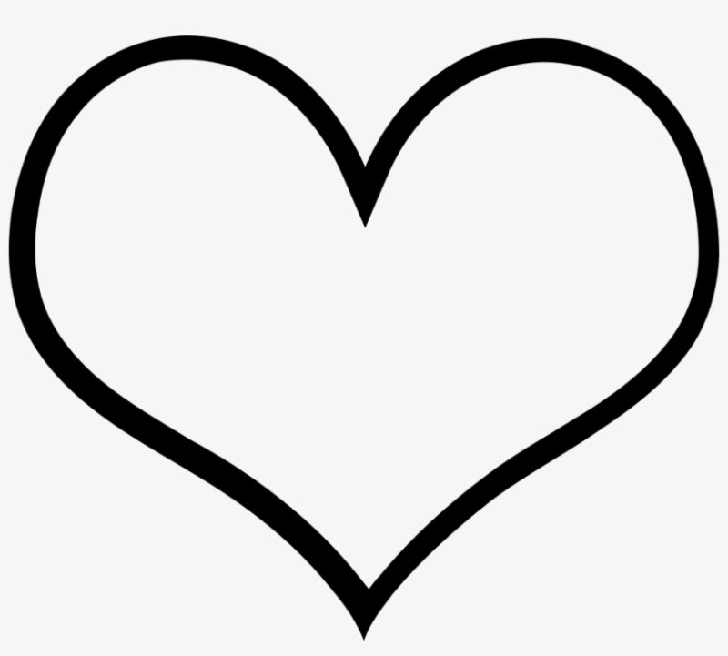 Сердечко шаблон