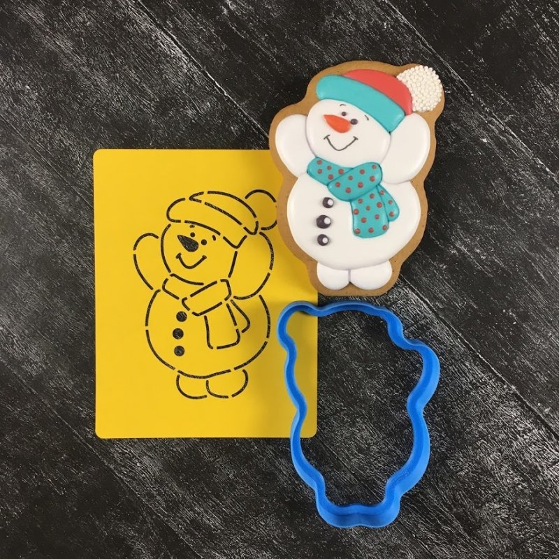 Формы для пряников Снеговик