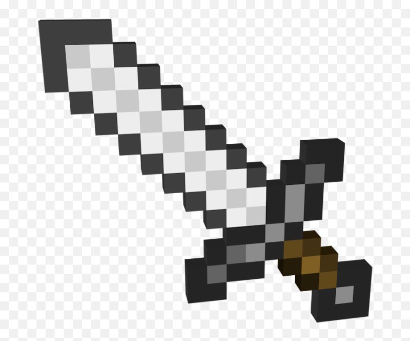 Железный меч из МАЙНКРАФТА