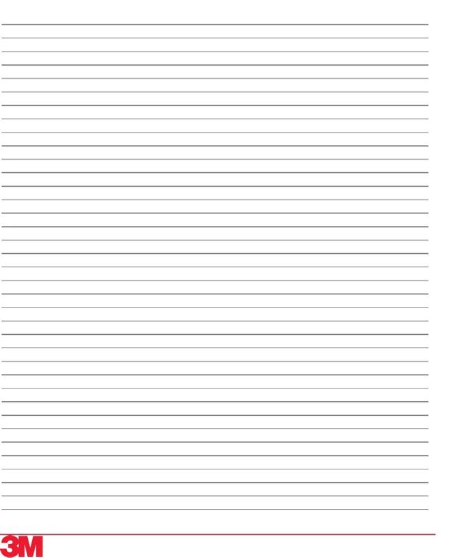 Разлинованный листок а4