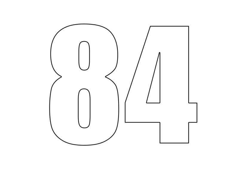 Цифры для распечатки