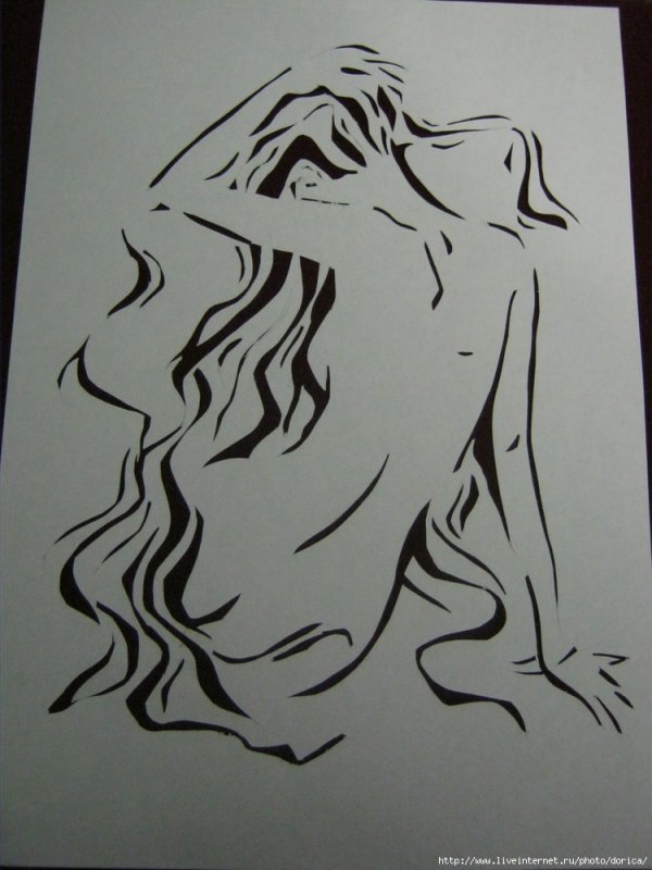 Силуэтное вырезание из бумаги