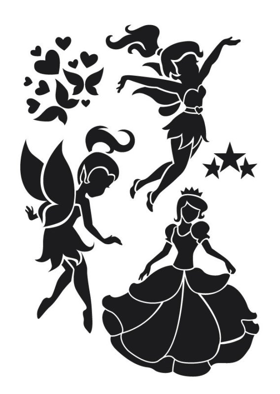 Шаблон украшений для девочек