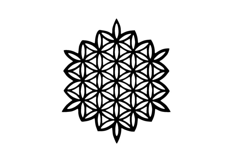 Геометрические трафареты для одежды