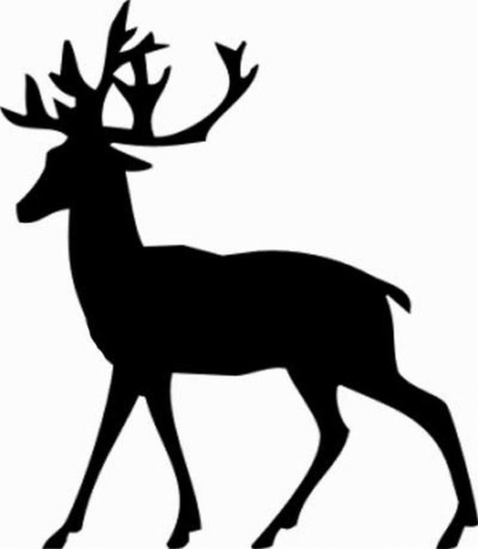 Трафарет "олени"