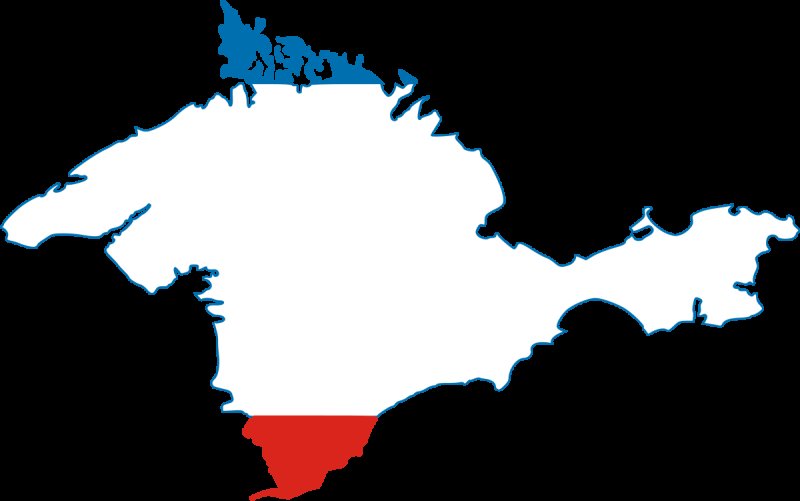 Крымский полуостров карта контур