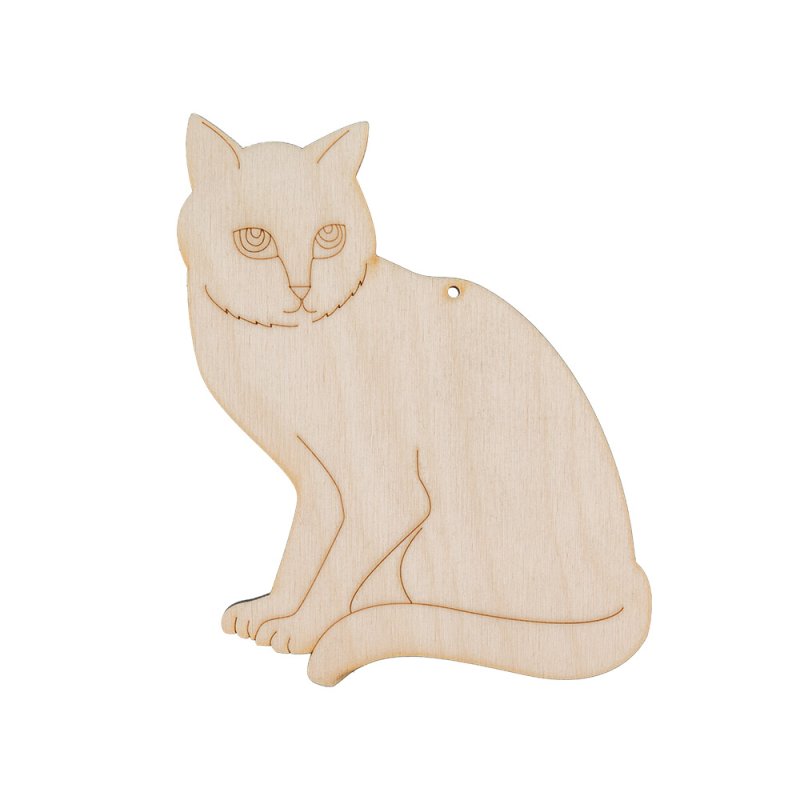 Котик из фанеры