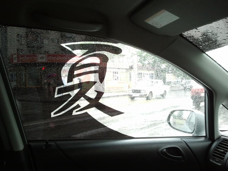 Тонировка с рисунком