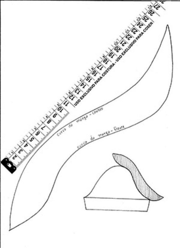 Трафареты портновских лекал