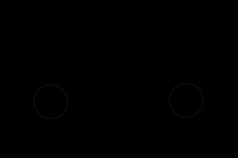 Силуэт машины сбоку