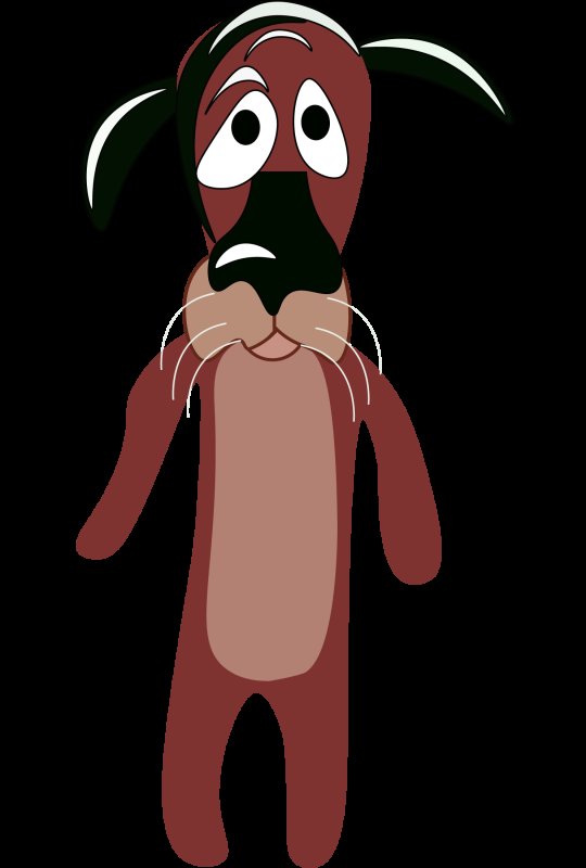 Пес из мультфильма