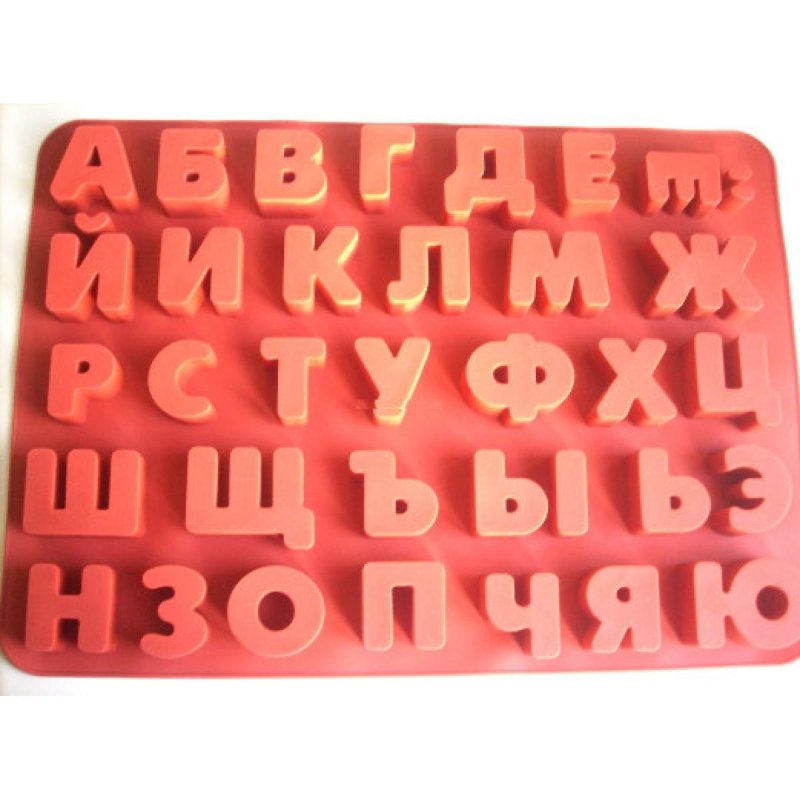 Торт в форме буквы и