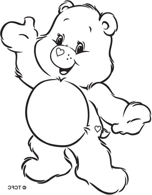 Раскраска "мишки"